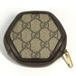 GUCCI 645123 GG Sherry Line Ophidia Keychain Wallet/Coin Purse in GG Supreme Canvas, Unisex, Beige