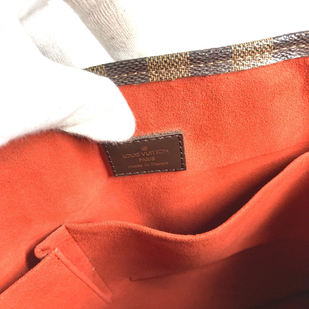 LOUIS VUITTON N51140 ダミエ サックプラ カバン ハンドバッグ 縦型 トートバッグ ダミエキャンバス ユニセックス エベヌ ブラウン - brandshop-reference