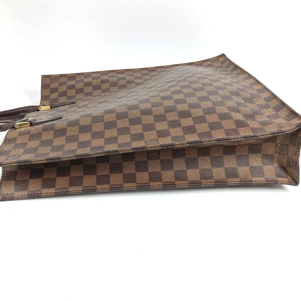 LOUIS VUITTON N51140 ダミエ サックプラ カバン ハンドバッグ 縦型 トートバッグ ダミエキャンバス ユニセックス エベヌ ブラウン - brandshop-reference