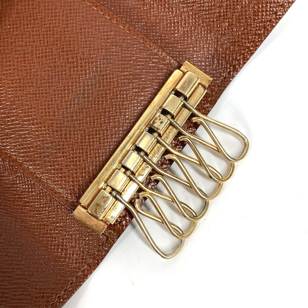 LOUIS VUITTON M62630 モノグラム ミュルティクレ6 ミュルティクレ 6 6連 キーケース 鍵入れ 6P フック キーケース モノグラムキャンバス ユニセックス ブラウン
