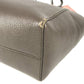 GUCCI 354408 Two-Tone Logo Swing Tote Bag, Shoulder Bag, Leather, Unisex, Gray