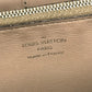 LOUIS VUITTON M60146 Portefeuille Comete Long Wallet with L-shaped zipper, Leather, Unisex, Black