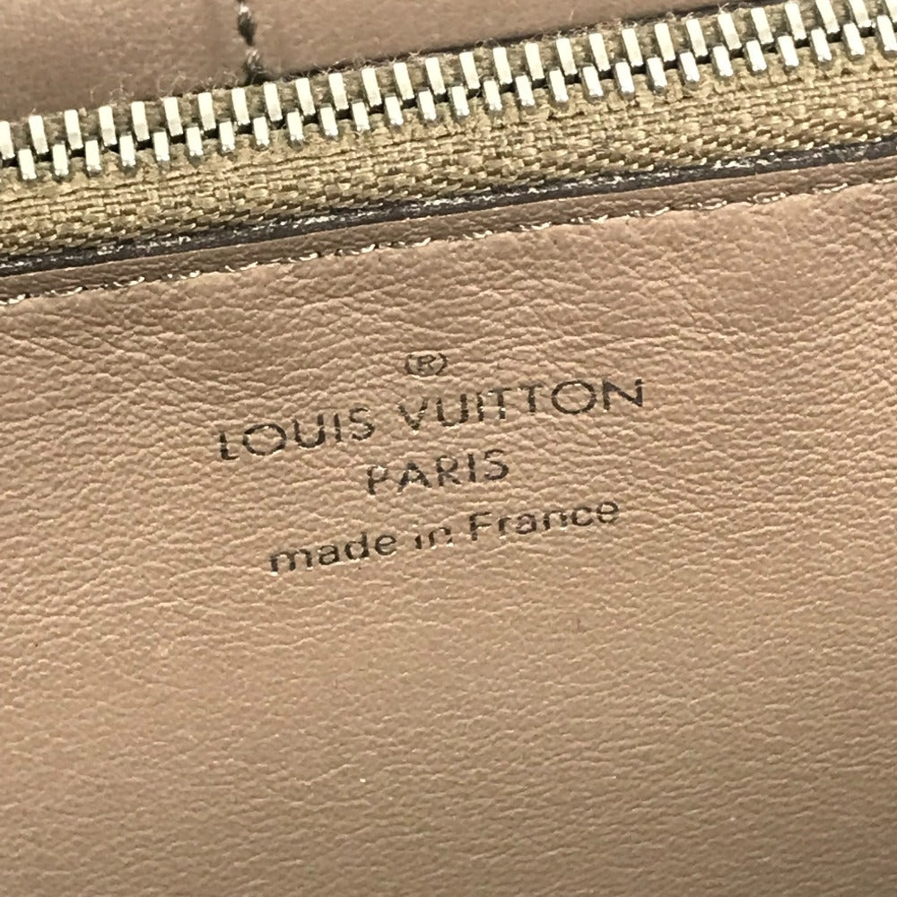 LOUIS VUITTON M60146 Portefeuille Comete Long Wallet with L-shaped zipper, Leather, Unisex, Black