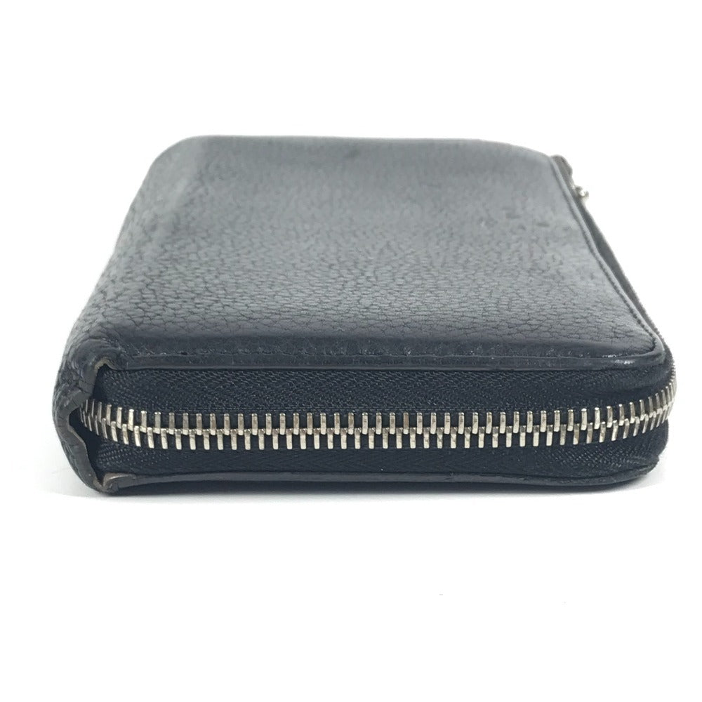 LOUIS VUITTON M60146 Portefeuille Comete Long Wallet with L-shaped zipper, Leather, Unisex, Black