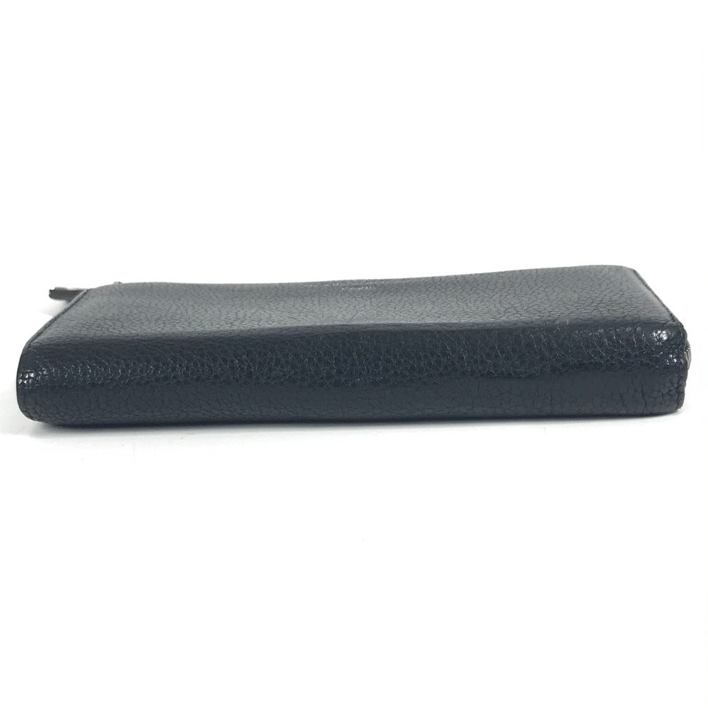 LOUIS VUITTON M60146 Portefeuille Comete Long Wallet with L-shaped zipper, Leather, Unisex, Black