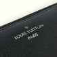 LOUIS VUITTON M60146 Portefeuille Comete Long Wallet with L-shaped zipper, Leather, Unisex, Black