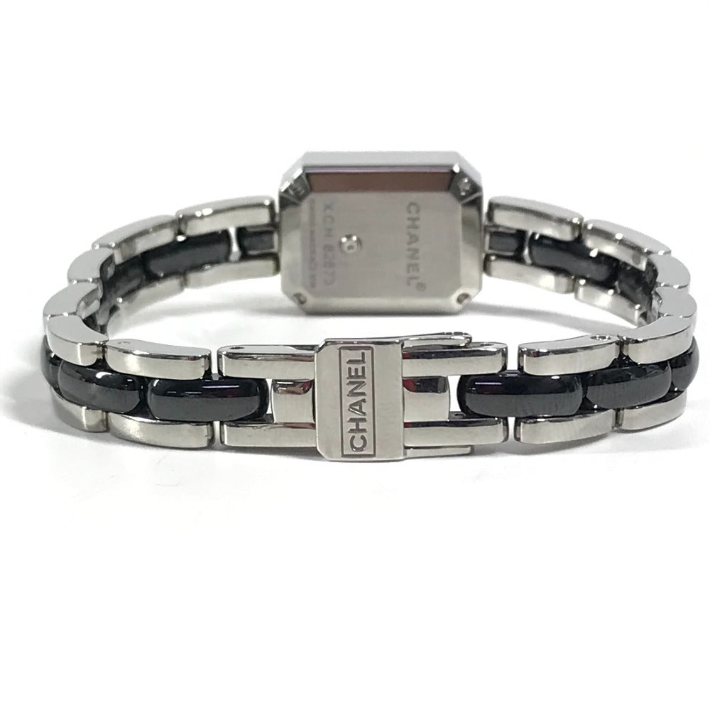 CHANEL H2163 Diamond Bezel Premiere Women's Watch, Stainless Steel, Black