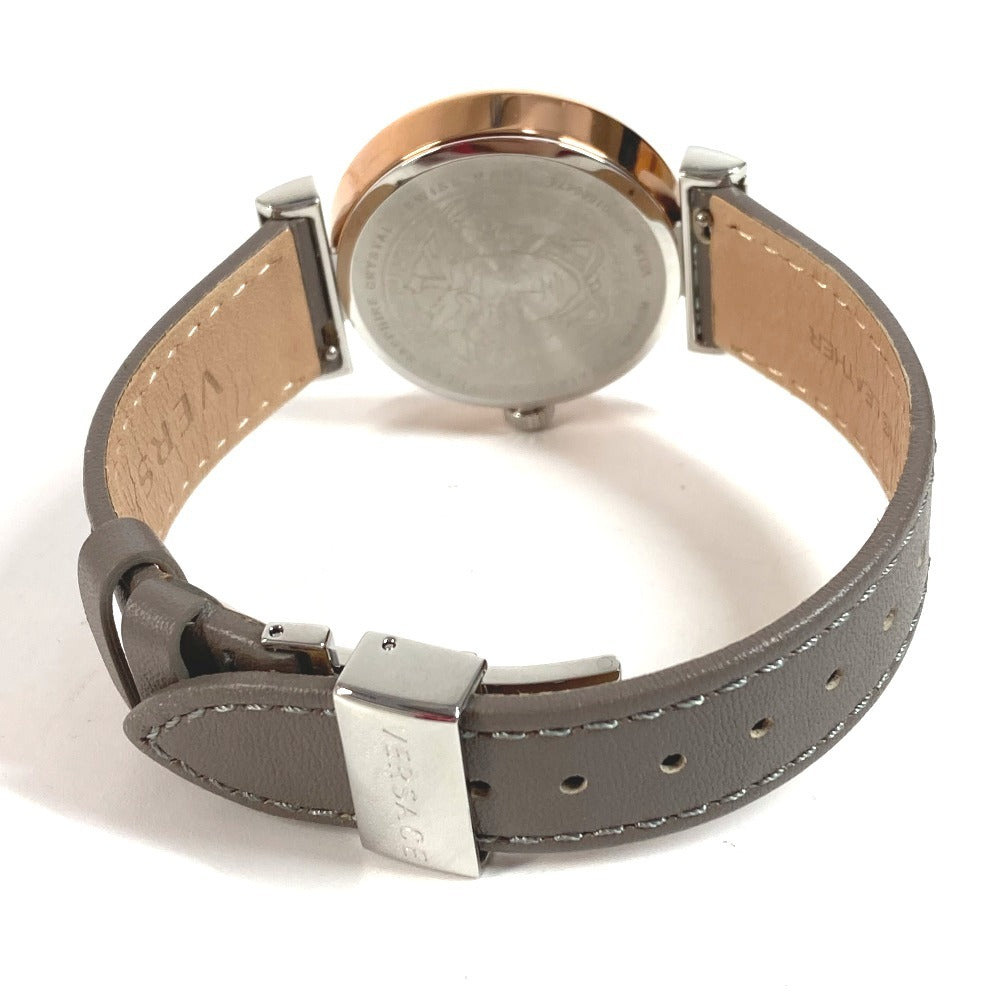 VERSACE VELW00922 Medusa Logo MEANDER Women's Watch, Stainless Steel, Gray