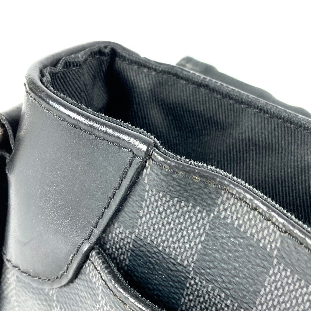 LOUIS VUITTON N41028 ダミエグラフィット ディストリクト PM NM 斜め掛け カバン フラップ ショルダーバッグ ダミエグラフィットキャンバス ユニセックス ブラック