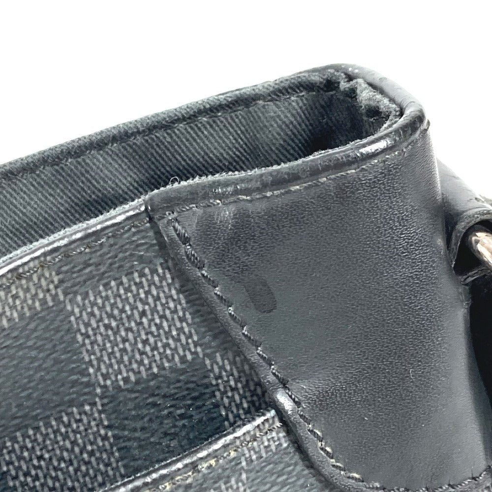 LOUIS VUITTON N41028 ダミエグラフィット ディストリクト PM NM 斜め掛け カバン フラップ ショルダーバッグ ダミエグラフィットキャンバス ユニセックス ブラック