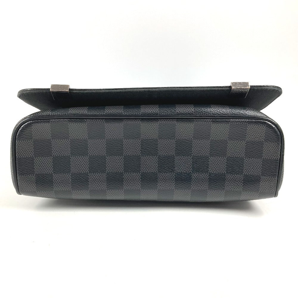 LOUIS VUITTON N41028 ダミエグラフィット ディストリクト PM NM 斜め掛け カバン フラップ ショルダーバッグ ダミエグラフィットキャンバス ユニセックス ブラック