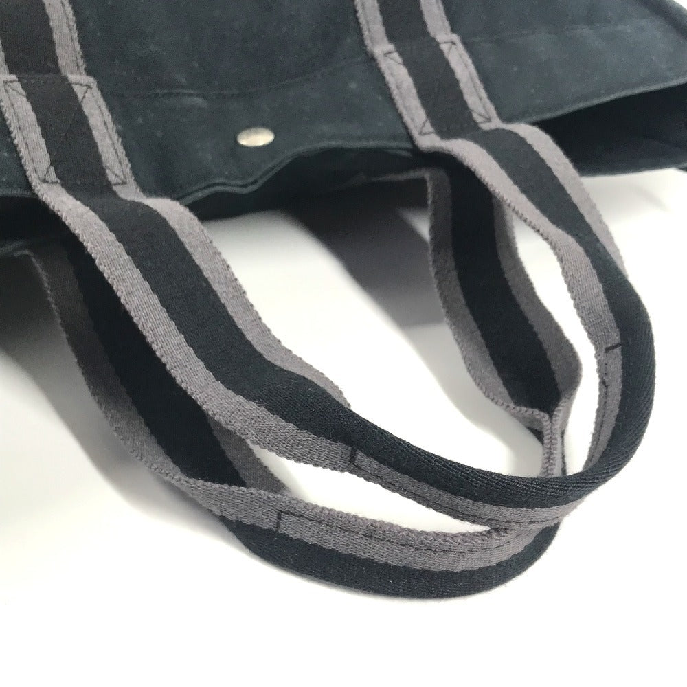 HERMES Foule GM Foule GM Tote Bag, Shoulder Bag, Canvas, Unisex, Black