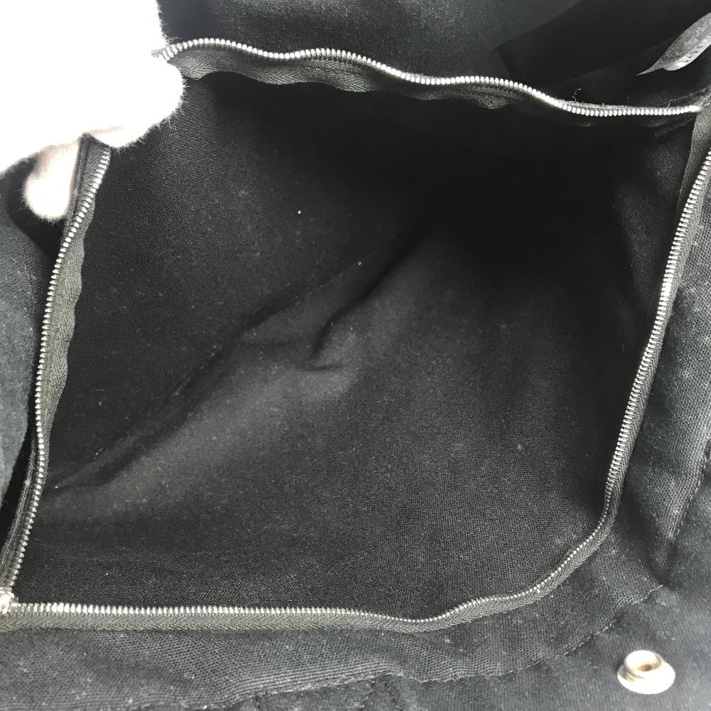 HERMES Foule GM Foule GM Tote Bag, Shoulder Bag, Canvas, Unisex, Black