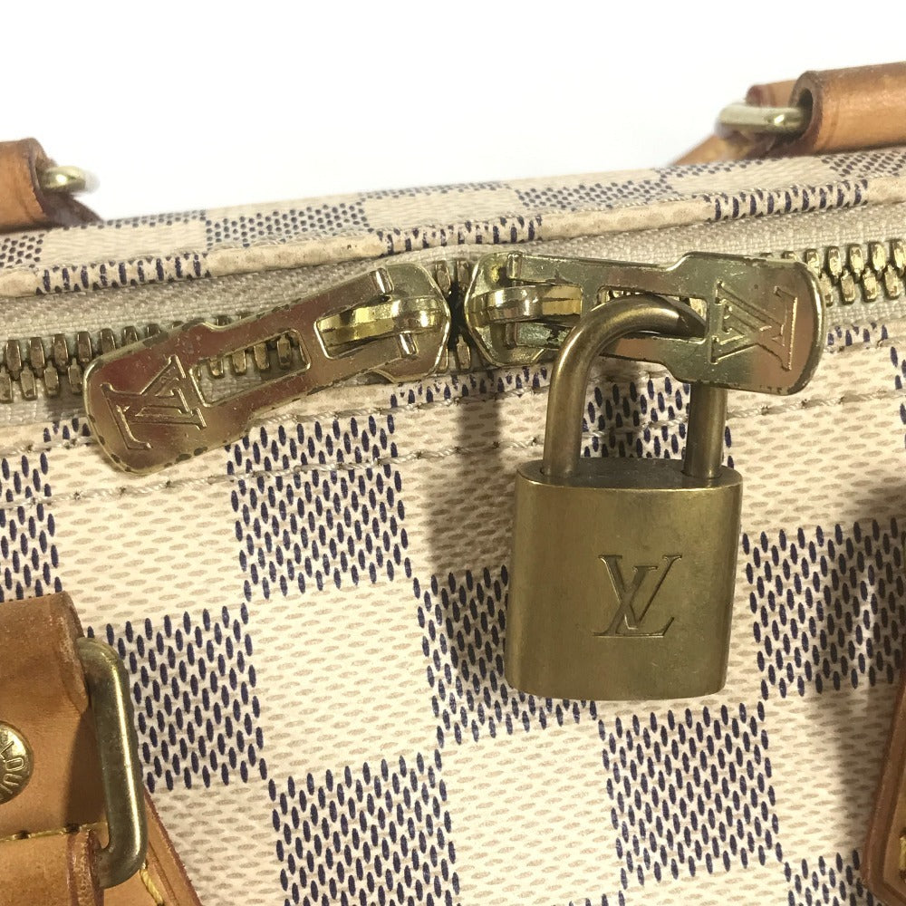 LOUIS VUITTON N40608 ダミエアズール スピーディバンドリエール25 スピーディバンドリエール 25 カバン ミニボストンバッグ ショルダーバッグ 斜め掛け ハンドバッグ ダミエアズールキャンバス ユニセックス ホワイト