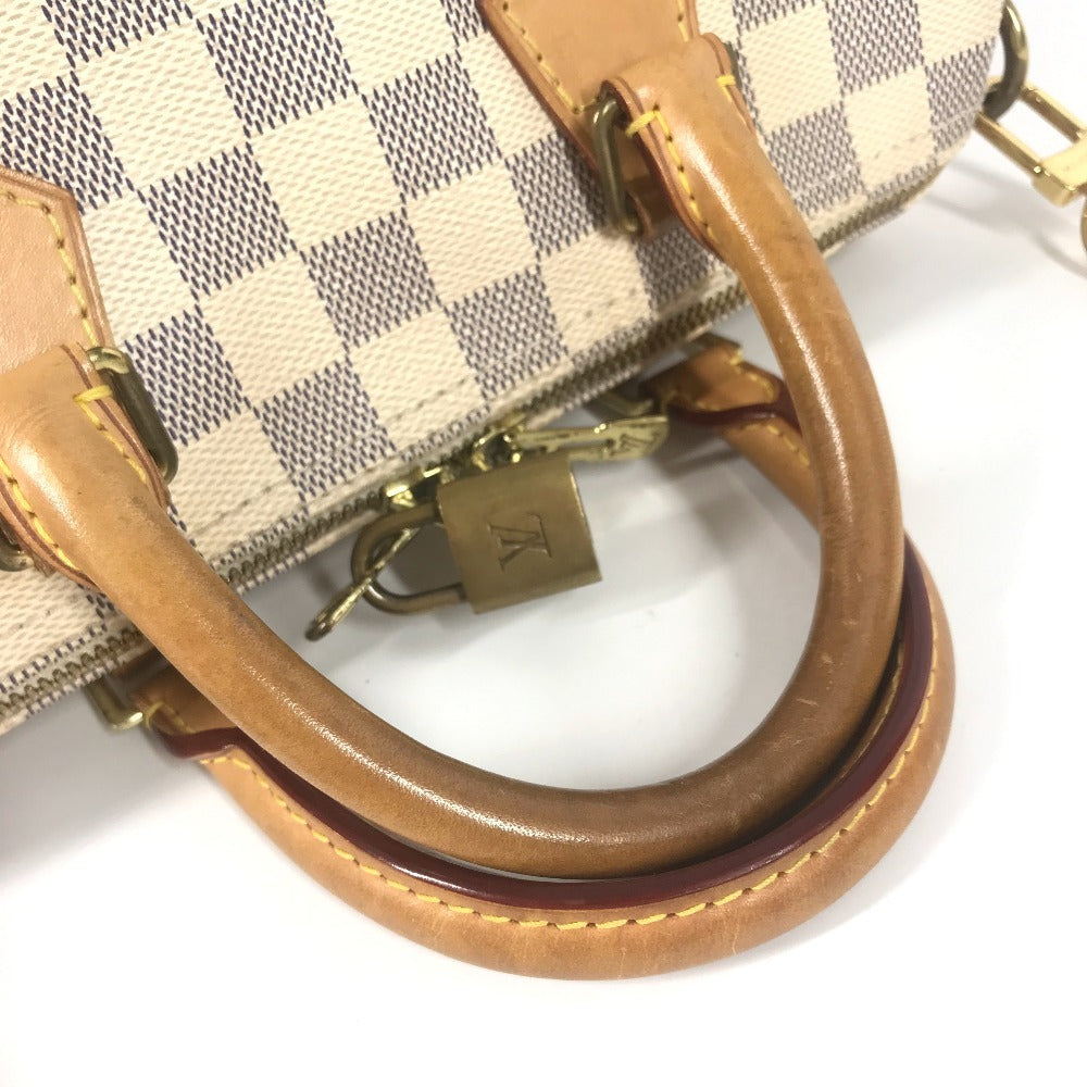 LOUIS VUITTON N40608 ダミエアズール スピーディバンドリエール25 スピーディバンドリエール 25 カバン ミニボストンバッグ ショルダーバッグ 斜め掛け ハンドバッグ ダミエアズールキャンバス ユニセックス ホワイト