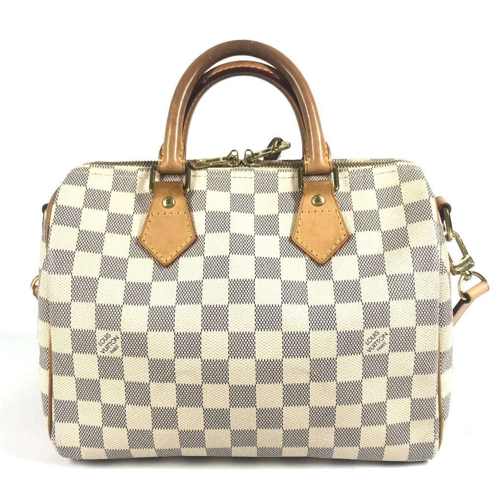 LOUIS VUITTON N40608 ダミエアズール スピーディバンドリエール25 スピーディバンドリエール 25 カバン ミニボストンバッグ ショルダーバッグ 斜め掛け ハンドバッグ ダミエアズールキャンバス ユニセックス ホワイト