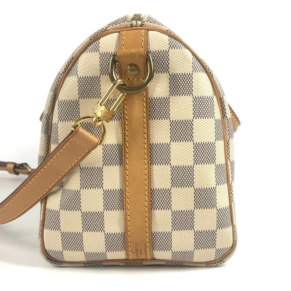 LOUIS VUITTON N40608 ダミエアズール スピーディバンドリエール25 スピーディバンドリエール 25 カバン ミニボストンバッグ ショルダーバッグ 斜め掛け ハンドバッグ ダミエアズールキャンバス ユニセックス ホワイト