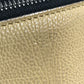 CELINE Bicolor Edge Handbag, Fringe and Tassel Shoulder Bag, Unisex, Beige Leather