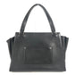 CELINE Bicolor Edge Handbag, Fringe and Tassel Shoulder Bag, Unisex, Beige Leather