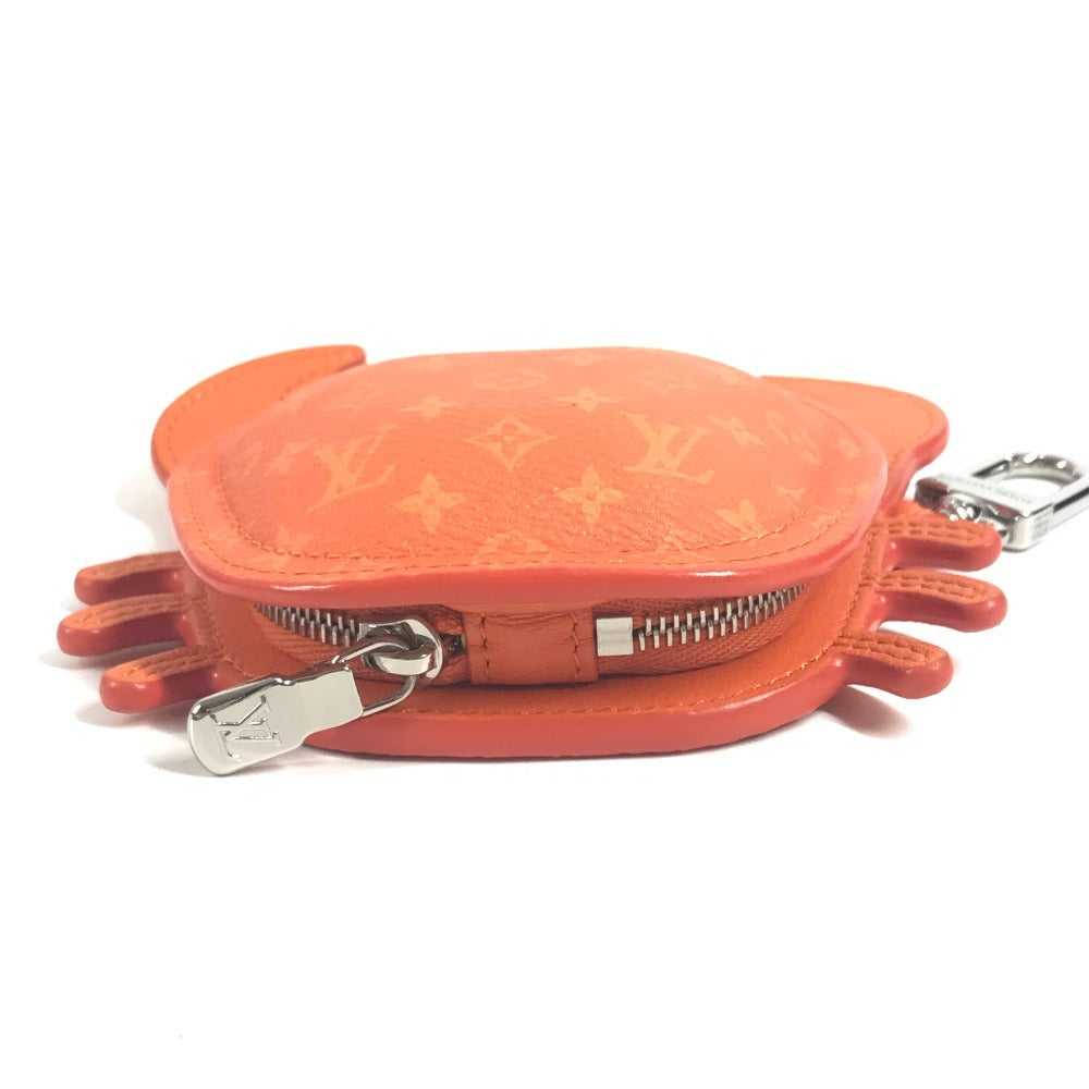 LOUIS VUITTON M01929 モノグラム バッグチャーム LVクラブ バッグチャーム 蟹 カニ コインケース イヤフォンケース キーホルダー モノグラムキャンバス ユニセックス オレンジ