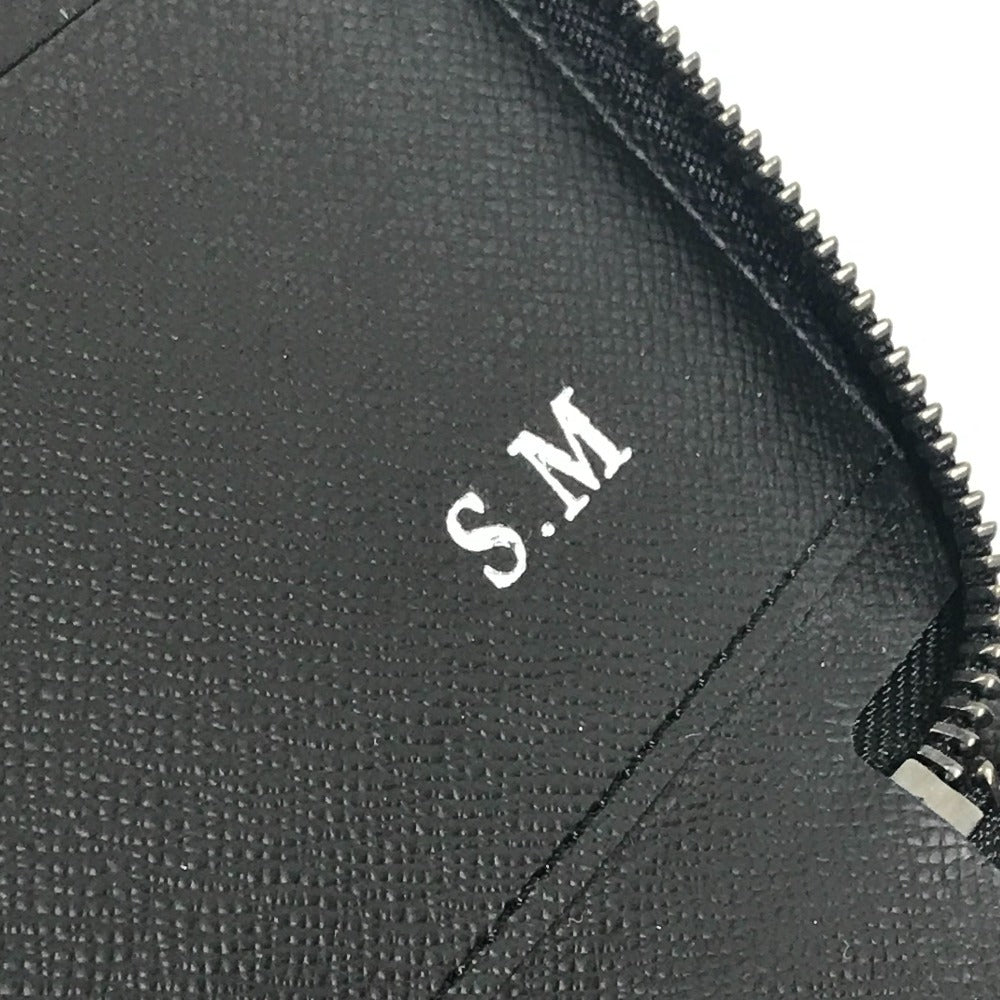 LOUIS VUITTON M82081 Monogram Eclipse Zippy Organizer NM Round Zipper Long Wallet in Monogram Eclipse Canvas, Unisex, Black