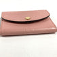 LOUIS VUITTON M81520 Monogram Empreinte Porte Monnaie Rosary Compact Wallet, Bi-fold Wallet, Monogram Empreinte Leather, Women's, Rose Poudre Pink