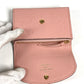 LOUIS VUITTON M81520 Monogram Empreinte Porte Monnaie Rosary Compact Wallet, Bi-fold Wallet, Monogram Empreinte Leather, Women's, Rose Poudre Pink