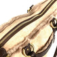 Salvatore Ferragamo fringed tassel fur tote bag, shoulder bag, shearling, beige
