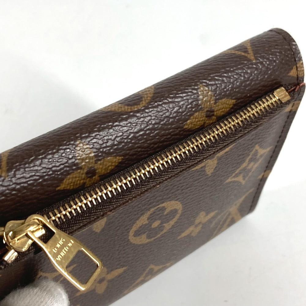 LOUIS VUITTON M60402 Monogram Portefeuille Anais Compact Wallet, Flap Trifold Wallet, Monogram Canvas, Women's, Brown