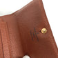 LOUIS VUITTON M60402 Monogram Portefeuille Anais Compact Wallet, Flap Trifold Wallet, Monogram Canvas, Women's, Brown