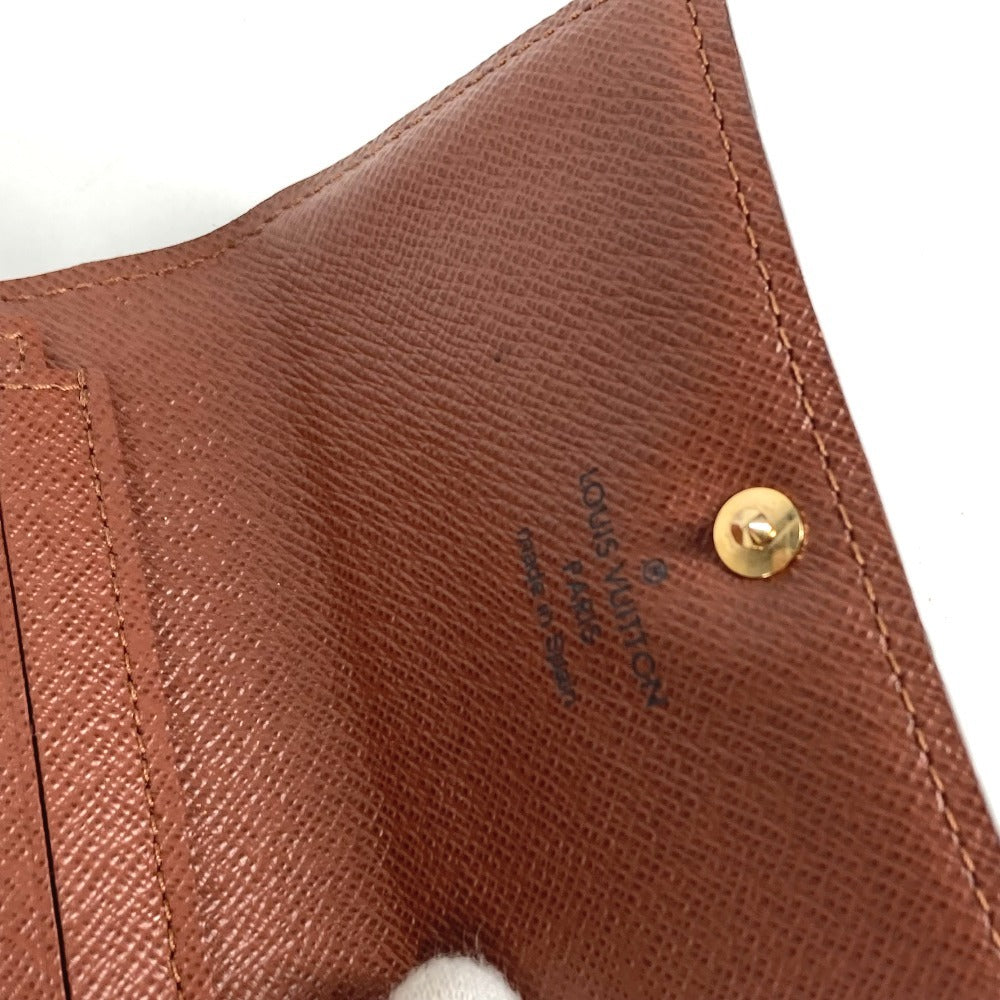 LOUIS VUITTON M60402 Monogram Portefeuille Anais Compact Wallet, Flap Trifold Wallet, Monogram Canvas, Women's, Brown