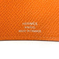 HERMES H Logo Bearn 4-Hook Key Case Epsom Unisex Orange