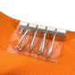 HERMES H Logo Bearn 4-Hook Key Case Epsom Unisex Orange