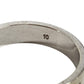 GUCCI K18 18K GG Logo Icon Ring Accessory Jewelry Ring WG750 Ladies Silver