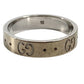 GUCCI K18 18K GG Logo Icon Ring Accessory Jewelry Ring WG750 Ladies Silver