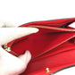 LOUIS VUITTON M62236 Monogram Portefeuille Sarah Bifold Long Wallet Flap Long Wallet Monogram Canvas Unisex Coquelicot Brown