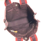 HERMES Fourre-Tout PM Fourre-Tout PM Bag Tote Bag Handbag Cotton Unisex Wine Red