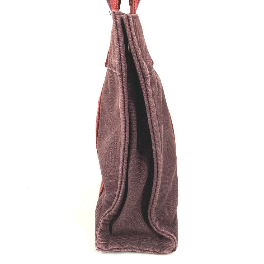 HERMES Fourre-Tout PM Fourre-Tout PM Bag Tote Bag Handbag Cotton Unisex Wine Red