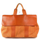 HERMES ヴァルパライソ MM ヴァルパライソMM カバン フラップ トートバッグ ハンドバッグ トワルシェブロン ユニセックス オレンジ