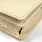 GUCCI 598211 GG Logo Interlocking G Soho Long Wallet Chain Wallet Leather Unisex Ivory