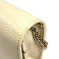 GUCCI 598211 GG Logo Interlocking G Soho Long Wallet Chain Wallet Leather Unisex Ivory