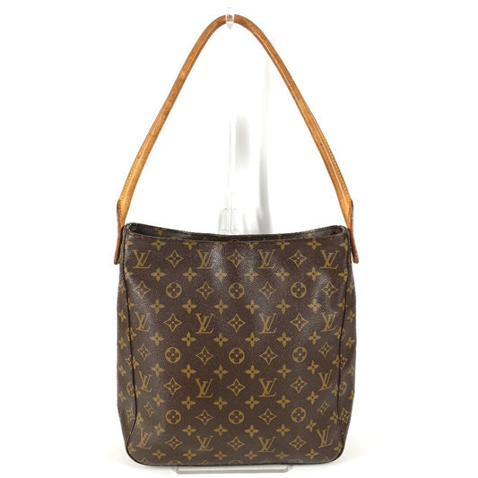 LOUIS VUITTON M51145 モノグラム ルーピングGM ルーピング GM カバン バッグ 肩掛け ショルダーバッグ モノグラムキャンバス ユニセックス ブラウン