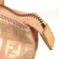 FENDI 8BH021 Zucchino Logo Bag Shoulder Tote Bag Handbag Shoulder Bag Leather/Canvas Women's Pink