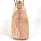 FENDI 8BH021 Zucchino Logo Bag Shoulder Tote Bag Handbag Shoulder Bag Leather/Canvas Women's Pink