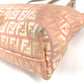 FENDI 8BH021 Zucchino Logo Bag Shoulder Tote Bag Handbag Shoulder Bag Leather/Canvas Women's Pink