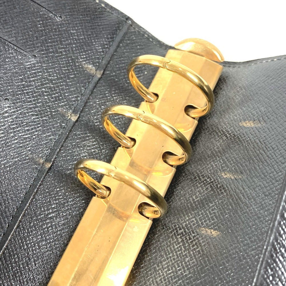 LOUIS VUITTON R20202 エピ アジェンダMM アジェンダ MM システム手帳 ケース ステーショナリー 手帳カバー エピレザー ユニセックス ブラック