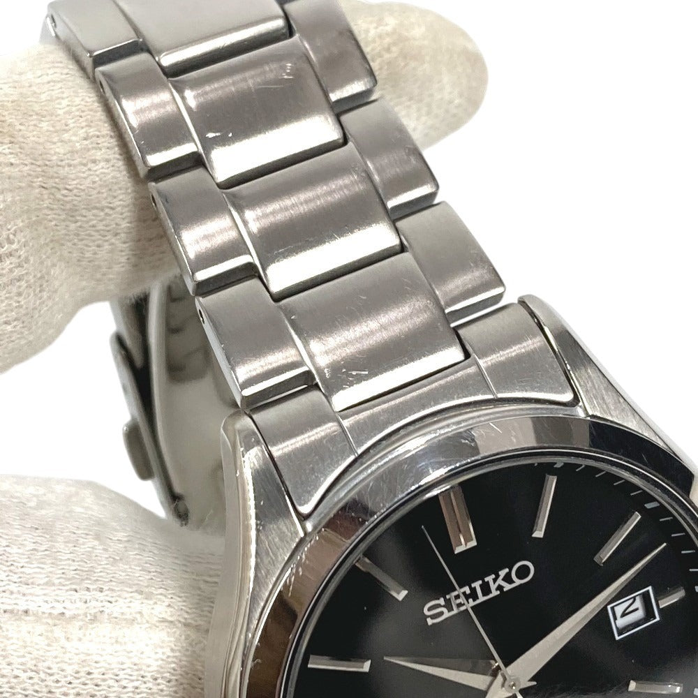 SEIKO V157-0DR0 Logo S Series SBPX147 Watch Men's Watch Timepiece SS Men's Silver