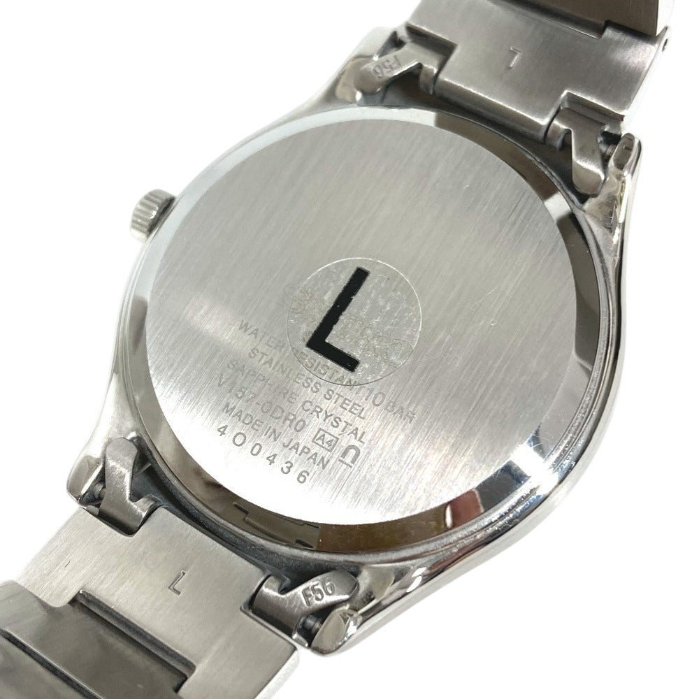 SEIKO V157-0DR0 Logo S Series SBPX147 Watch Men's Watch Timepiece SS Men's Silver