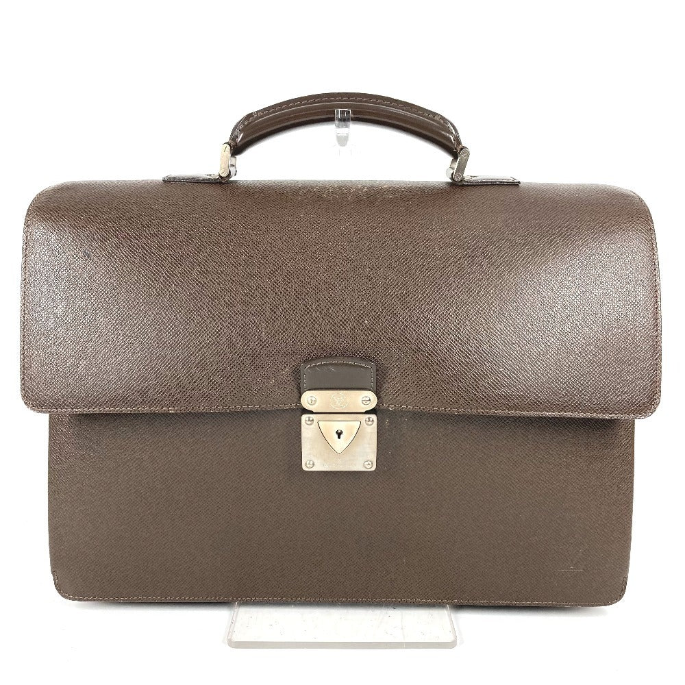 LOUIS VUITTON M31068 Taiga Laguito Handbag Bag Tote Bag Document Bag Briefcase Business Bag Taiga Leather Unisex Grizzli Brown
