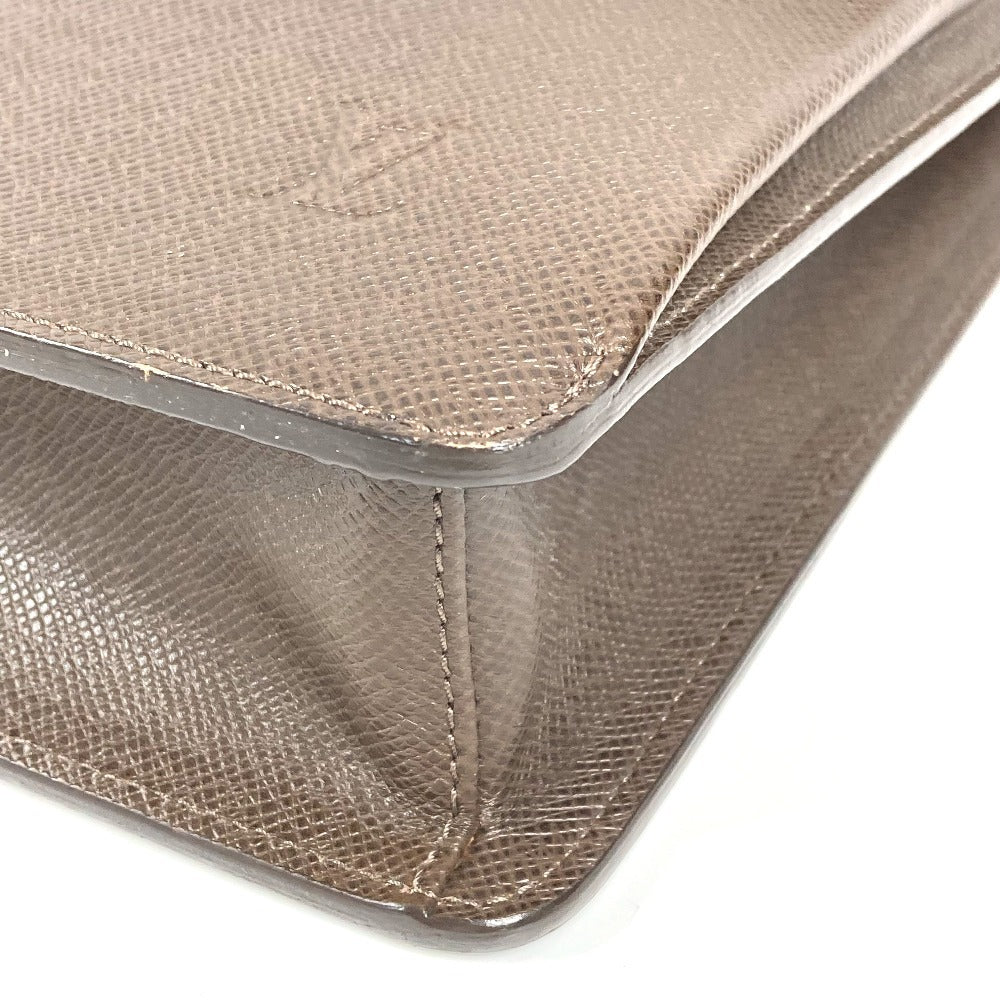 LOUIS VUITTON M31068 Taiga Laguito Handbag Bag Tote Bag Document Bag Briefcase Business Bag Taiga Leather Unisex Grizzli Brown